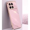 For Xiaomi Poco X6 PocoX6 Pro Case Soft Silicone Back Cover 6D Electroplating Phone Case