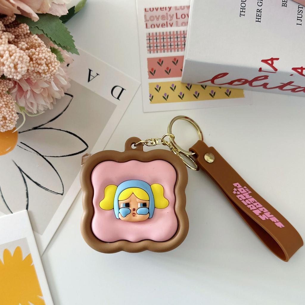 Креативный трехмерный мультяшный кошелек для монет, милый силиконовый маленький квадратный кошелек, мини-брелок, подвеска для студенческого рюкзака, сумка-подарок