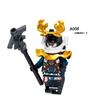 Single Christmas Gift Minifigure A001-008 Toy Children's Educational Toy Minifigures Assembled DIY Building Blocks