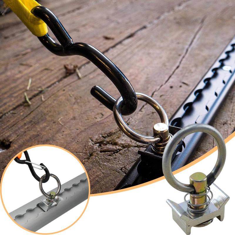 L-образные направляющие для крепления грузов, алюминиевые направляющие для закрытых прицепов, крепление грузов L-образной формы для перемещения