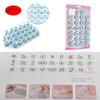 "Chou Kai 26-Piece Alphabet & Number Biscuit Mold Set for Fondant & Cake Decoration"