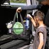 CAMPINGMOON B-188 Water Utensils Mesh Bag Outdoor Swimming Equipment Storage Bag Camping Portable Large Capacity Shoulder Bag