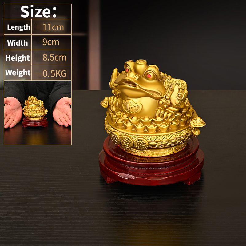 Открытие магазина сокровищ из чистой меди Zhaocai, трехногого украшения в виде золотой жабы из семи звезд, поглощение богатства