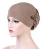 Ear Protection Chemo Cap Hair Accessories Cap Button Render New Pleated Turban  Women