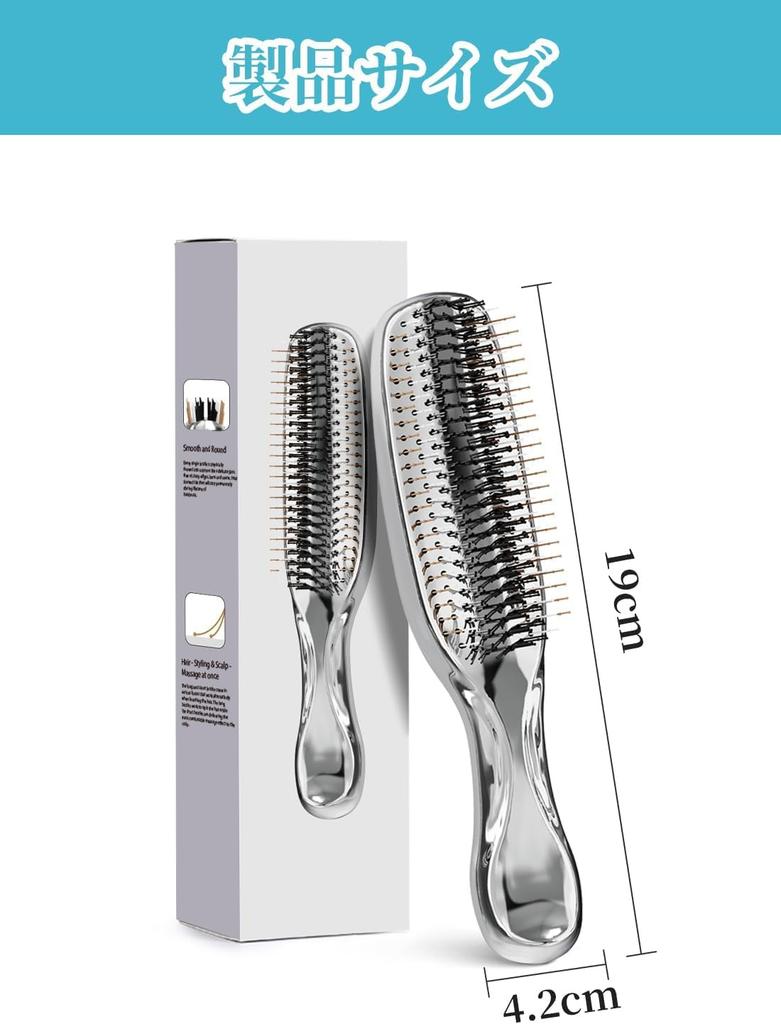 Kufany Фен Мини Расческа для Сушки Волос Уход за Волосами Сушит и Предотвращает Волосы Красивые Волосы Уменьшает Гладкие и Улучшает Волосы Подарок на День Рождения Подарок для