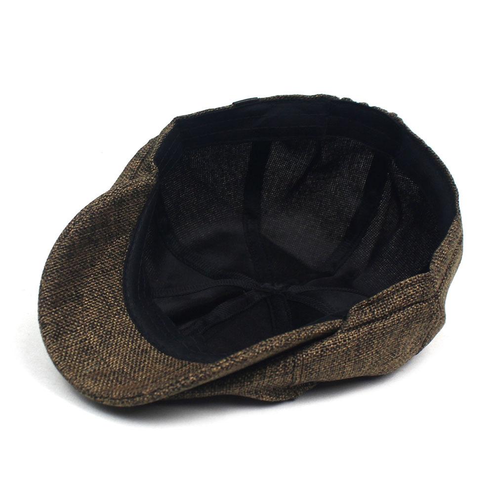 Восьмиугольная шляпа, дышащий берет, мужская шляпа с утиным язычком, кепка в стиле ретро, ​​модная мужская шляпа