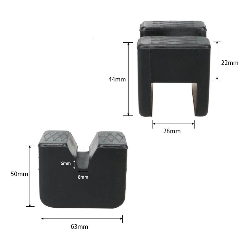 1 шт. Автомобильный домкрат с прорезями, резиновые накладки, напольные адаптеры, рамный рельс, подъемный зажим, универсальные ремонтные инструменты для VW, Toyota, Nissan F