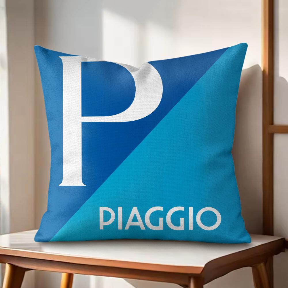 Classic PPiaggio Cushion Cover Natural Linen Organic Fabric DoubleSided Printing Couch Pillow Covers Home Decor