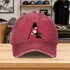 1pc New A Letter Rose Washed Baseball Cap Premium Allmatch Outdoor Accessory Unisex Dad Hat Fashionable Trendy Classic Print
