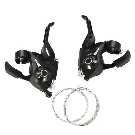 EF51-8 Ручка триггерного переключателя большого пальца 3x8 скоростей Сплав алюминия Эргономичный переключатель скоростей для горного велосипеда