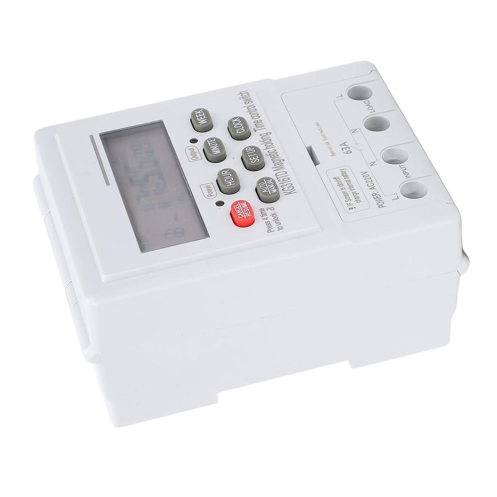 Переключатель управления временем 7-дневный программируемый микрокомпьютер автоматический цифровой таймер для бытовой техники DIN 