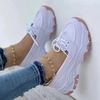 Foreign Trade Women's Shoes Popular Single Shoes 2025 Autumn New 2025 Large Size Lace-up Platform Casual Sports Shoes