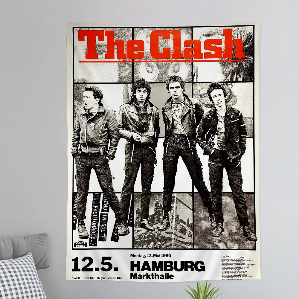 CClash TThe Band Мультяшный Гобелен Богемные Настенные Гобелены Мандала Настенное Полотно