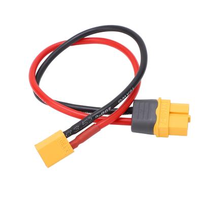 Переходник XT60 Female to XT30 Male с разъемом кабеля и силиконовым проводом 16AWG для RC 23,5 см