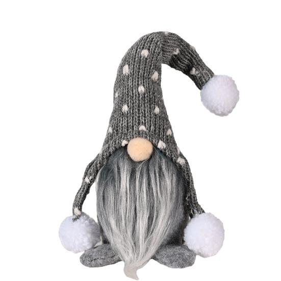 Кукла Yousheng White Beard Faceless, вязаная шапка, сидящая кукла, дисплей, форма для печати в виде сердца, кукла-гном, украшение, праздничный декор, подарок на день Святого Валентина