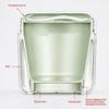 Refillable Empty Cosmetic Jar 50/100/120g Travel Size Face Cream Lotion Pot with Spoon for Vacation Trips