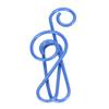 20Pcs Musical Note Paperclip Iron Bookmark Stationery Clip Memo Office Supplies Blue