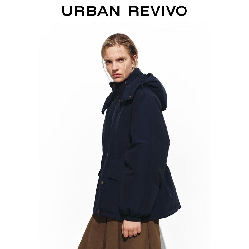 UR Women's Casual Hooded Loose Fit Duck Down Jacket