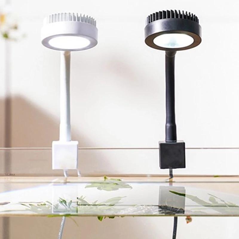 Usb Charging Small Fishbowl Led Light With Separate Power Switch High Brightness Clip-type Mini Water Grass Lamp Aquarium