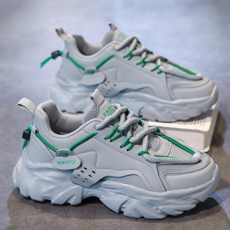 Fashion Men's Shoe Breathable Thick Soled Casual Sneakers Outdoor Running Four Seasons New Tennis Men Soft Soles Comfort Male Sneakers