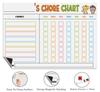 Inkdotpot Magnetic  Whiteboard Chore Chart Chore  Chart For  Refrigerator  - Dry Erase Behavior Chart For Kids