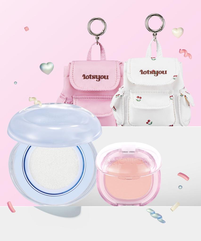 [НАБОР] Румяна Juicy Pang Pastel + Фиксатор Waterlock + Брелок Latz You (Выберите по 1 каждому)