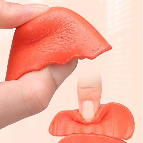 1 пара пенопластовых заглушек для пальцев, фиксирующих мешковатую обувь, утолщенный дизайн, мягкая текстура, подушечки половинного размера, женские и мужские аксессуары