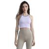 Женские бесшовные цельные спортивные жилеты для йоги и фитнеса телесного цвета