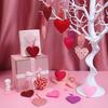 6pcs Classic Heart-Shaped Valentine'S Day Decorations, Love Themed Hanging Ornaments for Wedding, Home Decor, Window Display