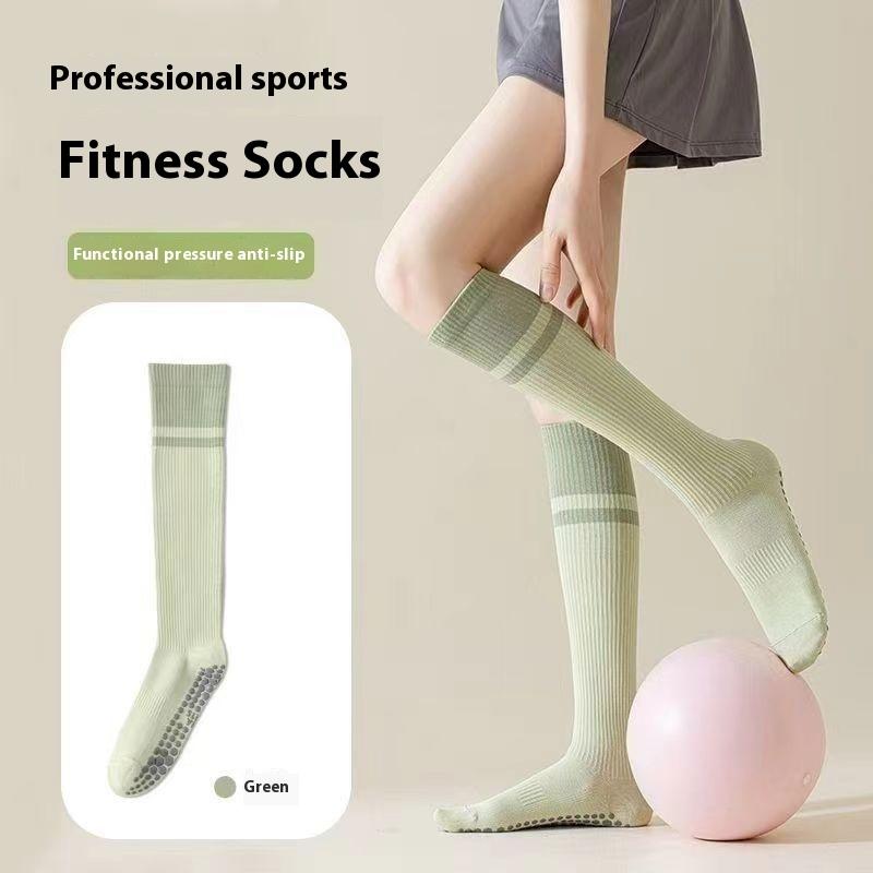 Yoga Socks Women's Calf Socks Tennis Socks Non-slip Professional Sports Muscle Golf Pilates Jumping Exercise Cycling Stockings