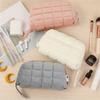 Office Supplies Zipper Corduroy Makeup Bags Cosmetic Bag Storage Box Pillow Plush Pencil Case