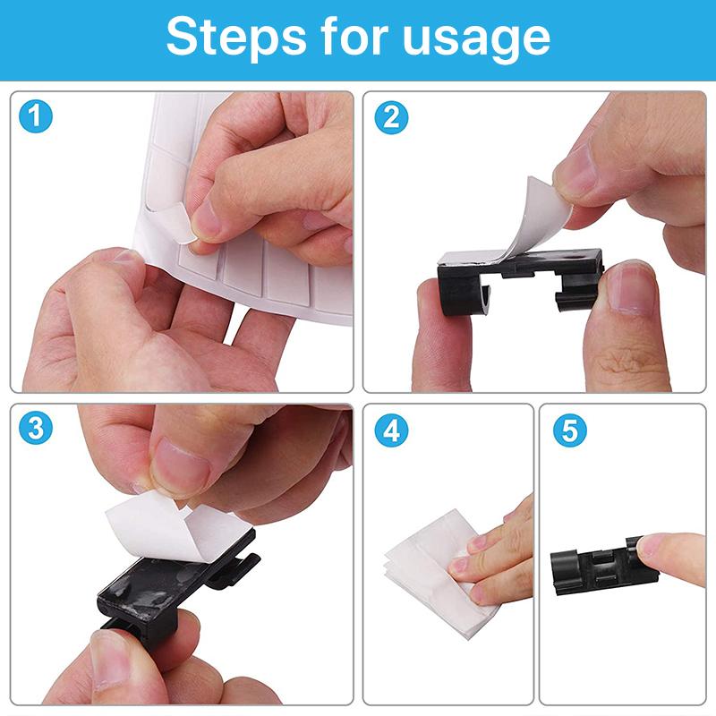 Самоклеящийся кабельный органайзер, зажимы, органайзер для проводов, держатель шнура, фиксатор намотки шпульки, держатель крепления