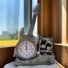 Battery Powered Pen Holder Clock Creative Design Built-in Pen Organizer  Home Desktop