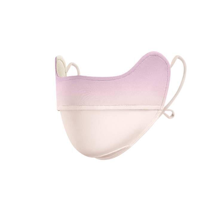 Румяна Уголок глаза 3D Маска от солнца: Дышащий, защищающий от УФ-лучей нейлон «ледяной шелк» для лета для женщин