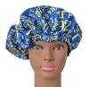 Sigma Gamma Rho Yellow Color Blue Greek Letter Campus Sorority Hair Stain Bonnets 1922 SGRho Letters Night Sleep Hat for Lady