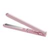 USB Mini Curling Iron 2-In-1 Dual Purpose Curling Wand Flat Iron Hair Straightener Curler Fast Heating Portable Travel Women Short Long Hair Styling