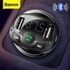 Baseus FM-передатчик Bluetooth Aux Аудио MP3-плеер FM-радио Двойной USB Быстрая зарядка Автомобильное зарядное устройство FM-модулятор Hands-free Автомобильный комплект