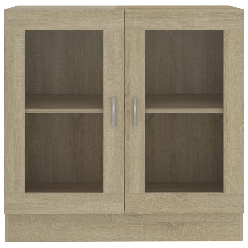 Display Cabinet Sonoma Oak 82.5 x 30.5 x 80 cm Particleboard