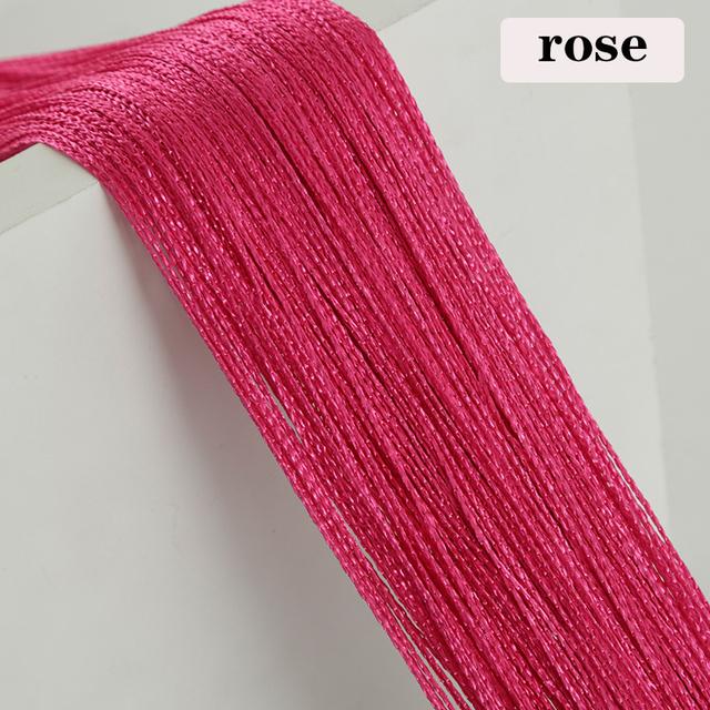 Многоцветные нитяные шторы 1x2 м для двери гостиной, стены, окна, панель с кисточками, шторы для спальни, оконная занавеска, украшение