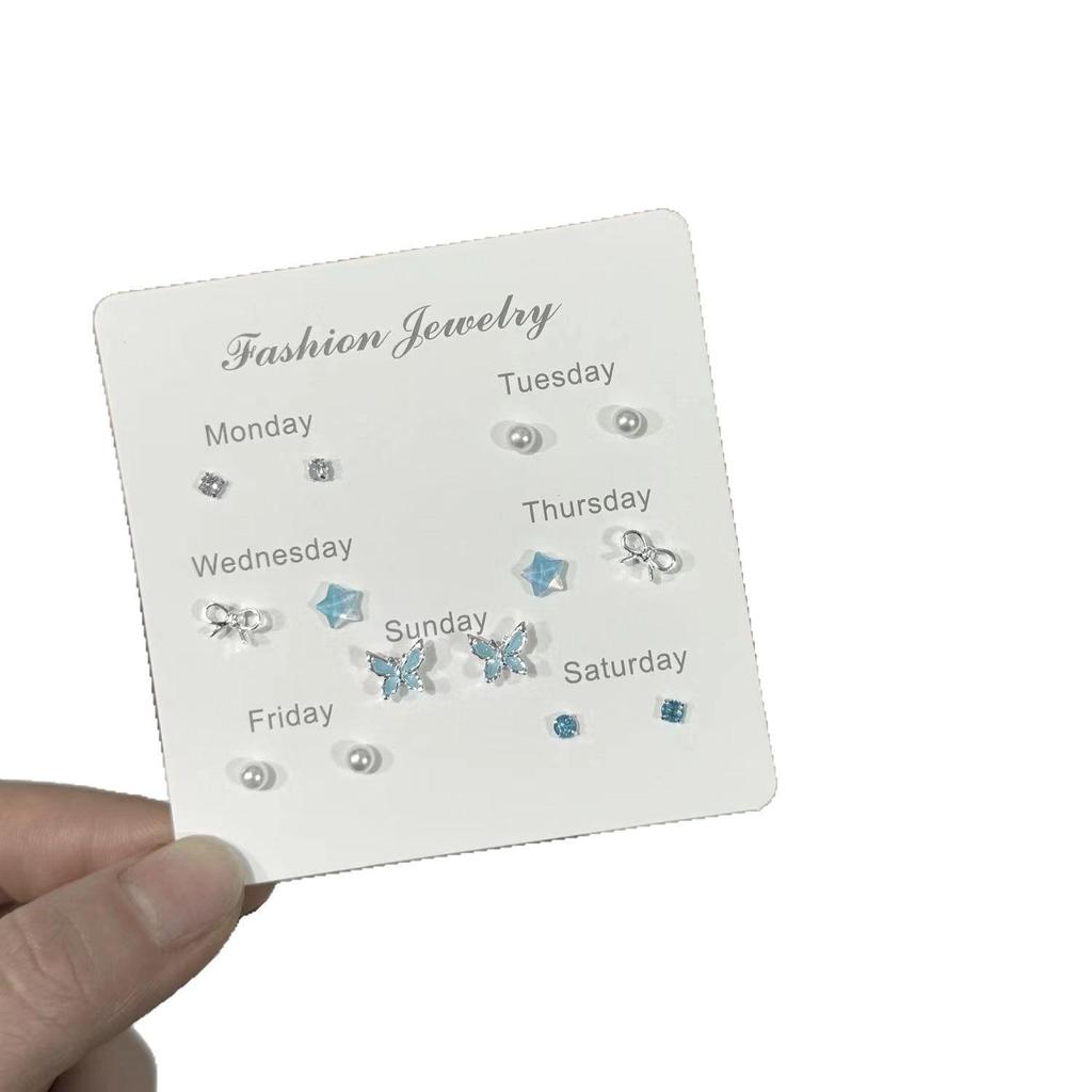 Элегантные милые серьги-бабочки в лесном стиле: Простой, свежий и универсальный