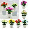 Artificial Potted Plants 7 Peony Flower Head Home Office Living Room Bedroom