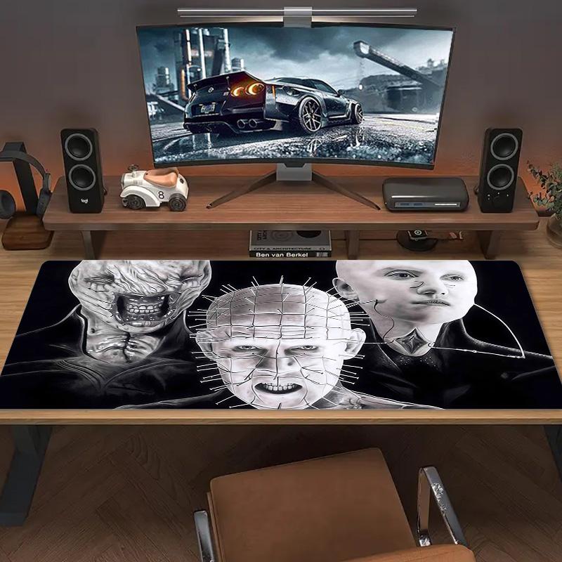 Pinhead Print  Cushion Non-slip Laptop Tablet Big Mousepad XXL Mat Mini PC Playmat With Lock edge