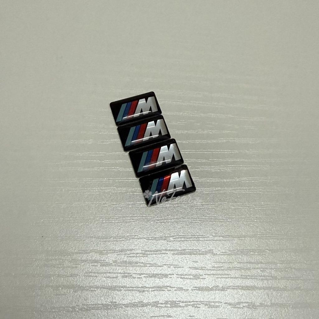 kyapx5 For M Logo 4/8pcs Car Steering Wheel Sticker Hub Decoration Decals Lables For BMW M F31 F34 F32 E52 E53 E60 E90 E91 E92 E93