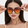 Новые Солнцезащитные Очки Мужские Модные Солнцезащитные Очки с Большой Оправой Женские Ретро Ультрафиолетово-защитные Модные Очки MN5531