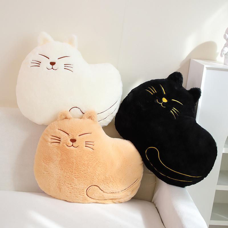 Игрушка Кот Плюшевое Животное Мягкая Кукла Мультяшный Декор Спальни Детский Подарок Милый
