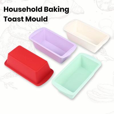 1/4 шт. форма для тостов, антипригарная силиконовая форма для хлеба, термостойкая форма для хлеба, прямоугольная форма для выпечки для домашней кухни