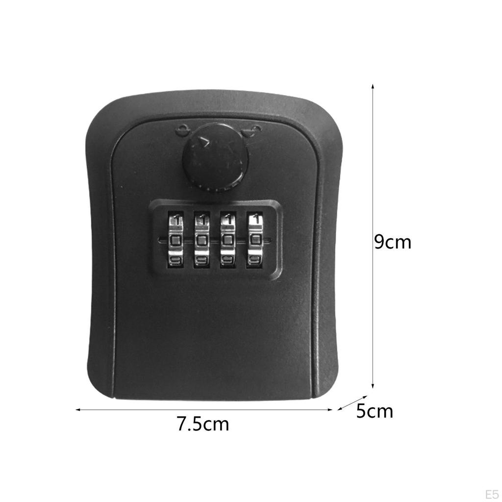 4-значный кодовый замок для хранения ключей и карт на открытом воздухе