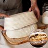 Home Fermentation Wicker Handmade Dougn Bread Woven Rattan Proofing Baskets Oval Banneton Brotform