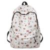 Рюкзак в японском стиле с цветочным принтом для девочек — легкий, вместительный, идеально подходит для школы.
