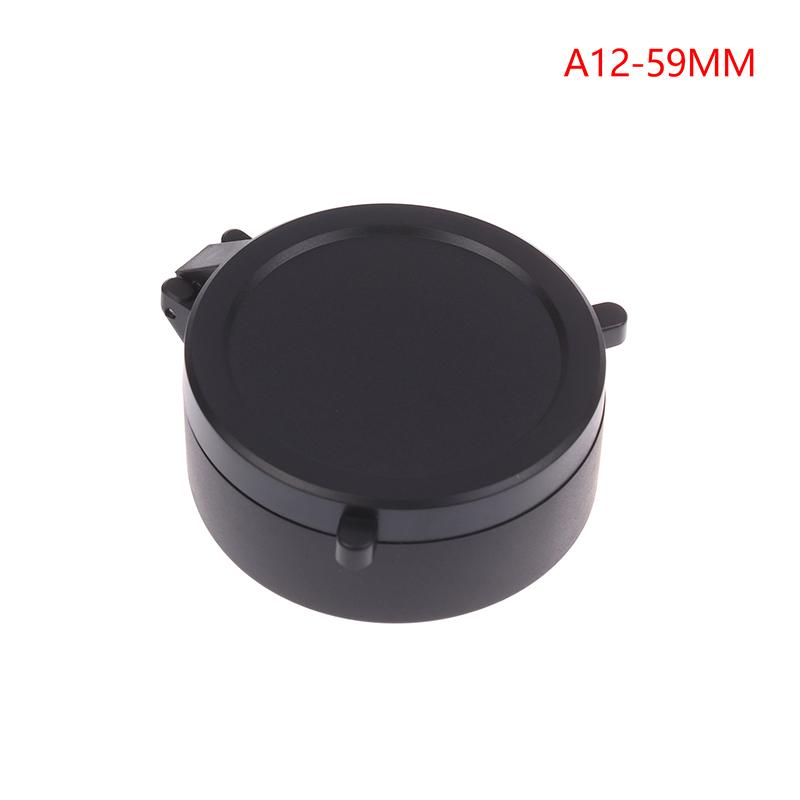 Rifle Scope Lens Cover Spring Up Quick Flip Openning Lens Dustproof Cover Telescope Cap For 30-64Mm Caliber Hunting Riflescopes